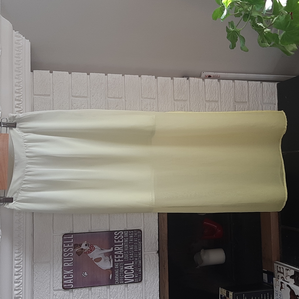 Women's Chic by Jacob Maxi Bright Yellow Ombre Fairy Layered Skirt Size 00